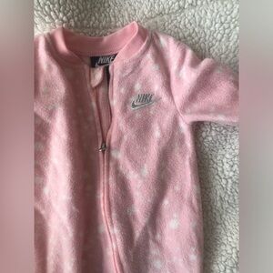 Pink Nike onesie